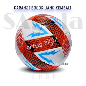 Bola Futsal Ortuseight Lightning Biru Size 4 Jahit Gratis Adaptor Jarum Pompa