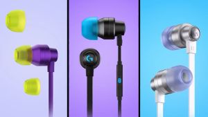 Logitech G333 Gaming Earphones with dual audio drivers in-line mic and volume control compatible with PC/PS/Xbox/Nintendo/Mobile with 3.5mm Aux or USB-C Port