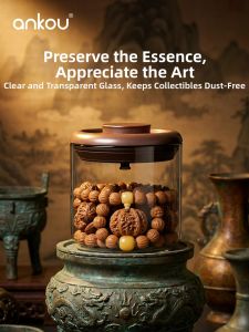 Ankou | Sealable Container for Beaded Strands for Scented Woods Made of Glass