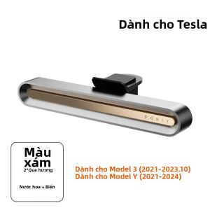 Khử Mùi Ô Tô Tesla Model 3 Y Nước Hoa Bảng Điều Khiển Tinh Dầu Thơm Máy Lọc Không Khí Dạng Kẹp Trang Trí Nội Thất