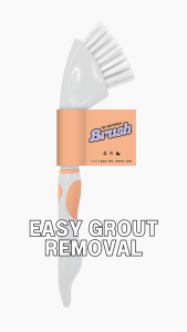 Namo Elementi - Universal Brush For Grout Tiles Showers Sinks Or Aircon Fins In Orange