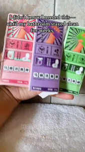 【Buy 1 Get 2 Free】Strong sterilization rate 99.9% Automatic Toilet Bowl Cleaner Auto Releasing Dirt