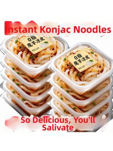 Ready-to-Eat Sesame Oil Chili Bean Paste Flavored Konjac Noodles 0 Fat 0 Calories