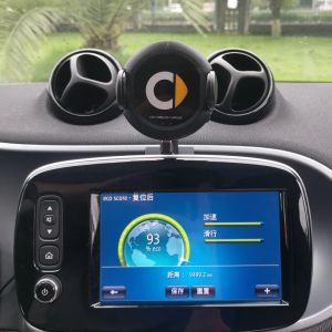 For Mercedes Benz Smart Car 453 451 Model Auto Wireless Charging Phone Holder Mount Fast 10W Qi Charger Car Accessories