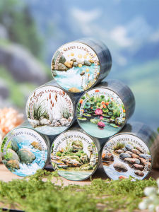 เทปตกแต่งสิ่งแวดล้อมธรรมชาติสไตล์วินเทจ Seine River Landscape PET Tape สำหรับการตกแต่งหนังสือบันทึกมือ ตกแต่งฉากภาพ วัสดุสำหรับจัดทำภาพตัดชิ้นส่วน