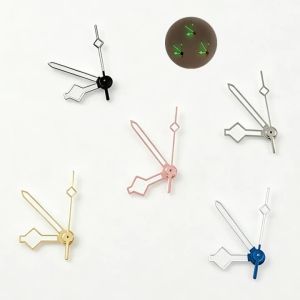 NH35 Snowflake Hands Black Rose Gold Silver Gold Watch Hands Suitable for NH35 NH36 Movement Green Luminous Watches Pointer