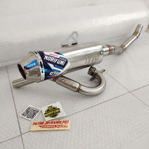 Promo Knalpot Norifumi Rocket 4 Kompetisi Bore up Standar Fullset Motor KLX 150 DT BF CRF 150 WR 155 terbaru