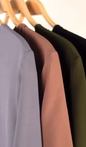 Anayaclo - Gamis Arbia Dress Kenza Susun bahan ceruty wanita remaja dewasa busui realpict M L XL XXL