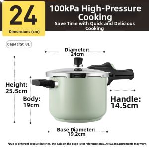 COOKER KING | Anti-explosion 304 Stainless Steel Pressure Cooker Household Use