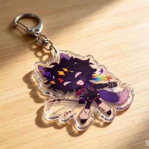 Bandai | ParrotX2 FlameFrags SpokeIsHere Wemmbu Keychain Accessories Bag Charms Women Keyrings Jewelry Fans Freinds Gift