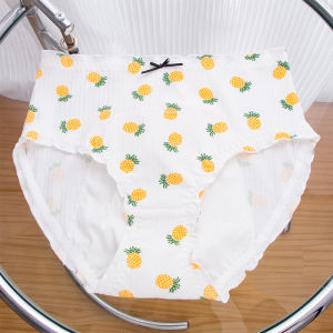 Plus Size Menstrual Panties Womens Fat mm 100.00kg High Waist Front and Rear Leak-Proof Menstrual Period Sanitary Panty Pure Cotton Cute Panties Women