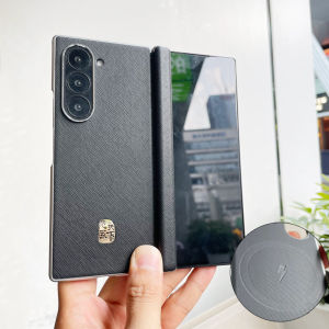 เคสโทรศัพท์ Samsung Z Fold6 แบบบางเฉียบสำหรับผู้ชาย ปกป้องแบตเตอรี่แบบแม่เหล็ก MagSafe ดีไซน์เรียบง่าย สไตล์ธุรกิจ