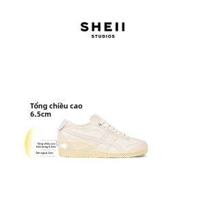 SHÉII | Giày Thể Thao Cao Su Đế Bằng Tăng Chiều Cao 6.5cm