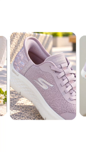 Skechers Women Slip-ins GOwalk Flex EVA Walking Shoes - 124823-MVE Air-Cooled Memory Foam Kasut Sneaker Casual Perempuan