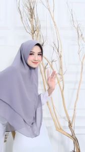 NURBANU KERUDUNG - KERUDUNG KHIMAR SYARI PINGUIN BAHAN CERUTI 2 LAYER POLOS OVAL PET SOFT//JILBAB KHIMAR LANGSUNG CERUTI PINGUIN 2 LAYER POLOS OVAL JUMBO//KHIMAR SYARI//FASHION WANITA//KERUDUNG INSTAN//JILBAB SYARI//SCRAF WANITA