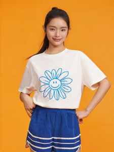 Wiggle Wiggle | Fashionable Cool Round Neck Loose Short Sleeve T-Shirt