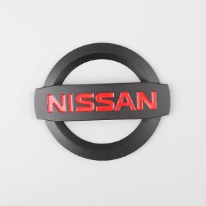 Stiker Emblem Logo Nisson Bahan warna Hitam Perak  Untuk Dekorasi  Untuk Mobil Stir Nisson Emblem Logo Stir Nissan