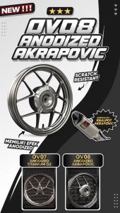 Cat Semprot Sapporo Ultimate 400ml OV08 Anodized Akrapovic