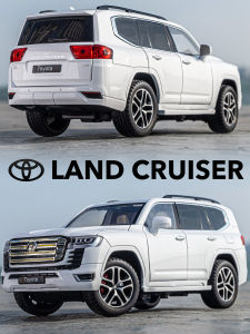 Toyota Land Cruiser Mới Alloy Car Model Đồ Chơi Xe Cho Trẻ Em Đồ Trang Trí Đồ Chơi Xe SUV Mô Phỏng Bằng Kim Loại 1:24 Trẻ Em 3 Tuổi Trở Lên
