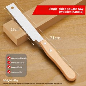 Handheld Fine-Toothed Hand Saw for Woodworking Tree Cutting Dual-Sided Manual Saw Portable Small Size Hardware Tool