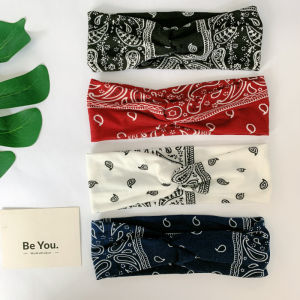 Kids Hair Band 8-Word Cross Loop Hair Band New Arrival Neutral Yoga Hip-Hop Pure Cotton Knitted Elastic Fashion Headband