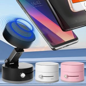 360° Rotation Vacuum Suction Cup Magnetic Mobile Phone Holder High Quality Adjustable Car Navigation Holder Portable Foldable Adsorption Bracket