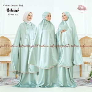 MUKENA DEWASA DAILY 3IN1 SATIN SILK BELAMI