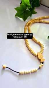 *PAGARDlRl* TASBIH 99 NIBUNG PUTIH CAPAL [ORI -TEMBUS CAHAYA] GRED A 10MM