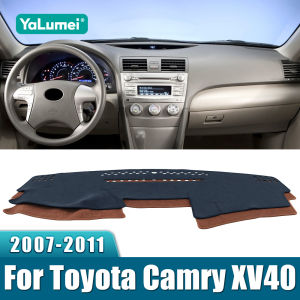For Toyota Camry XV40 40 2007 2008 2009 2010 2011 Car Dashboard Cover Avoid Light Pad Anti-UV Carpets Non-Slip Mat Accessories