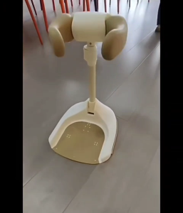 Adjustable Baby Shower Bath Stand | Anti-Slip Baby Bath Tub Support | Foldable | Grey Cloud / Sandy Khaki