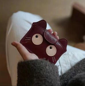 Lightweight Compact Panda Design Wallet for Women Student Childrens Lucky Money Short Style Card Holder Integrated Cartoon Creative