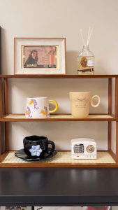 2/3Layer Rattan Table Shelf Rack Organizer Bamboo Display Desktop Shelves Storage Rack Organizer