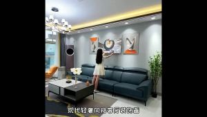Home decoration wall frame Staircase mural retro living room backdrop decoration painting luxury rich 3pcs set