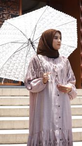 DRESS JUMBO LD 140 4XL XXXXL HELIA#2 BAHAN MAXMARA By BINTI GAMIS JUMBO TERBARU