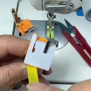 Plastic T9 Adjustable Multi-Function Presser Foot Hemming Rolling Edge Guide Feet For Industrial Sewing Machine Accessories