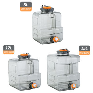 12L Outdoor Water Storage Jug with Leak-Resistant Spigot Heavy-Duty Camping Water Container for Hiking Trips