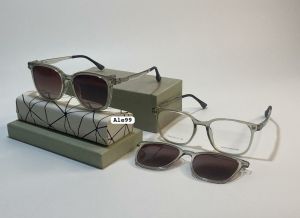 kacamata wanita poloroid polarized kacamata magnetik lepas pasang lensa