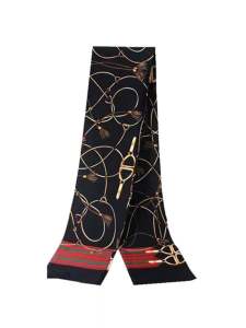 ผ้าพันคอไหมทรงยาวสองด้านสไตล์อังกฤษสำหรับผู้ชาย ฤดูใบไม้ร่วง/ฤดูหนาว ผ้าพันคอไหมบาง แฟชั่น ผ้าพันคอแบบลำลอง ผ้าพันคอแบบลำลอง