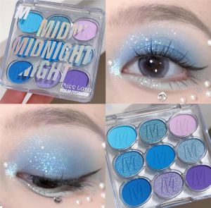 9 Colors Eyeshadow Matte Shimmer Pearl Makeup Palette Long Lasting Waterproof Eye Shadow Powder Natural Nude Glitter Cosmetic