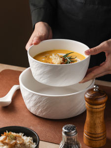 Good-looking Ceramic Bowl Underglaze Color For Home Noodle Bowl Minimalist Rice Bowl round Bowl Fruit Bowl Breakfast Bowl Dessert Bowl