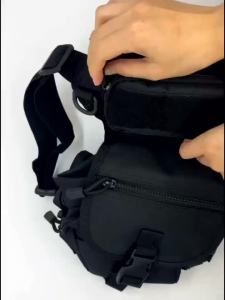 Adjustable Tactical Drop Leg Bag Mens Fanny Waist Pack Belt Bag for Cycling Camping Hiking Outdoor Sports