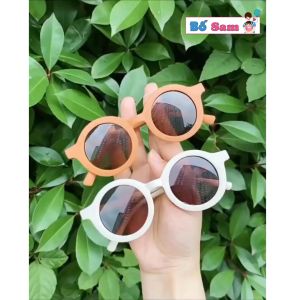 Kính mát gọng tròn nhiều màu chống tia UV phong cách Hàn Quốc cho bé gái bé trai Shop Bố Sam