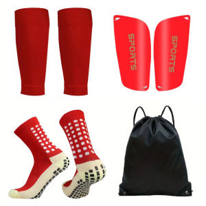 4 PCS Set Non-slip Silicone Bottom Football Socks Men Women Sports Socks Basketball Soccer Cycling Outdoor Protective Equipment