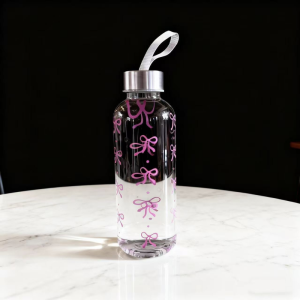 550ml Summer Childrens Water Cup Cute Girl Water Cup Simple and Fresh Forest Drink Cup Juice Cup Suitable for Outdoor Use