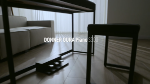Donner OURA S300 88-Key Home Digital Piano Black - Modern Elegance Advanced Performance
