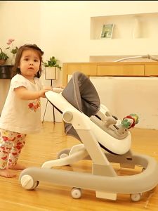 Baby stroller multi-purpose stroller boy learning to walk drawing board roll-over walker girl