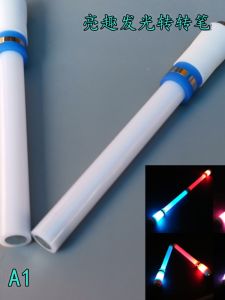Foldable Glowing Magnetic Pen for Beginners Durable Fall-resistant Rotating Pen Lighting Fun A1 Basic Packaging