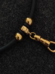 Fashionable Negative Ion Buddha Pendant Necklace Adjustable Luxury Short Chain Link Bracelet Customizable Size Snake Bone Chain