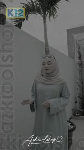 Abaya Polos Elegan Lengan Panjang Full Length untuk Muslimah