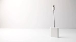 Zephyriy Pembaca Speed Kartu Ponsel Adaptor Lightning Adaptor OTG Pembaca Kartu TF+SD 2-in-1